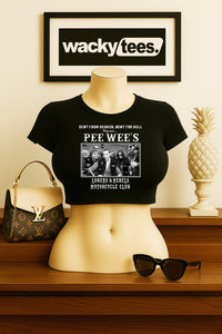 Pee Wee Herman Loners and Rebels Motorcycle Club Graphic Tee Shirt
