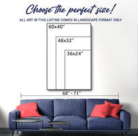 Cool Moonlight Glow Wall Art