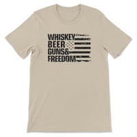 Whiskey, Beer, Guns & Freedom Tee-0