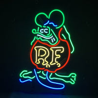 RF Rat Fink Mouse Neon Signs