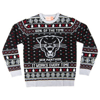 Anchorman Movie Panther Black Ugly Christmas Sweater