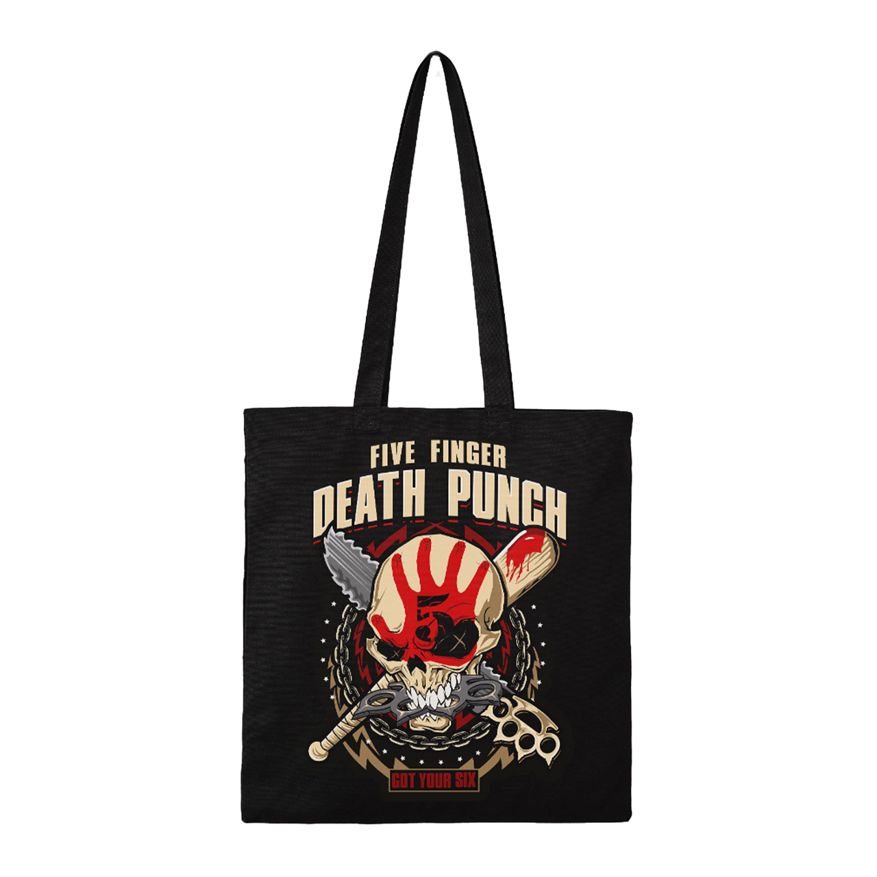 Rocksax Five Finger Death Punch Tote Bag - Got Your Six