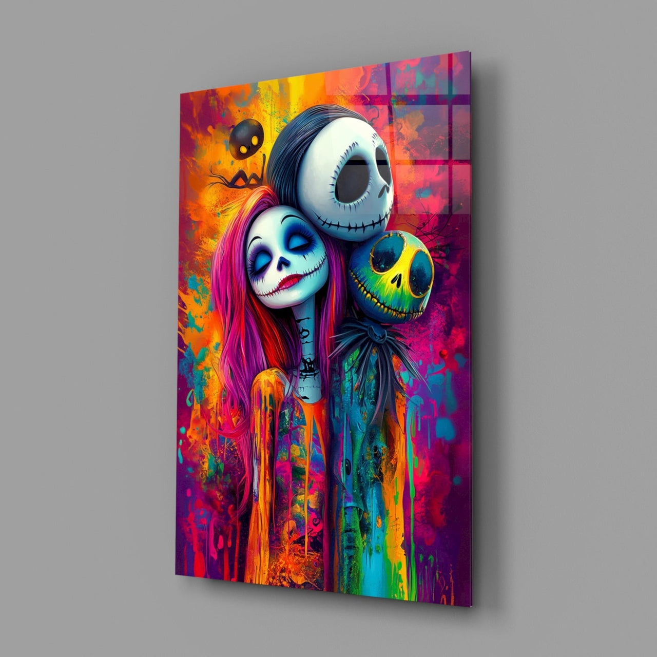 Colorful Nightmare Glass Wall Art