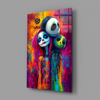 Colorful Nightmare Glass Wall Art
