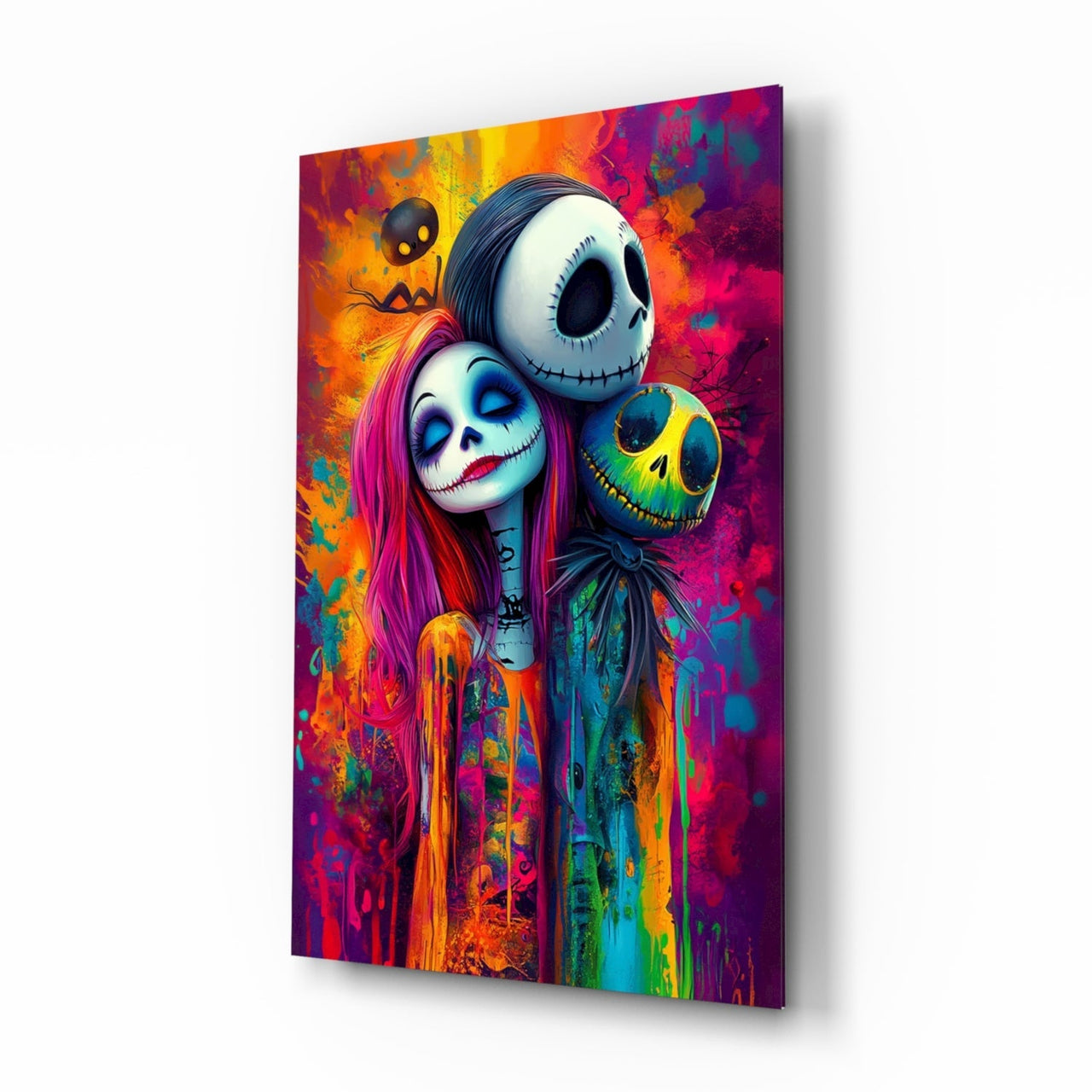 Colorful Nightmare Glass Wall Art