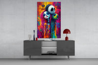 Colorful Nightmare Glass Wall Art