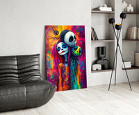 Colorful Nightmare Glass Wall Art