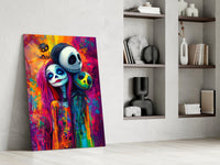 Colorful Nightmare Glass Wall Art