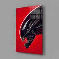 Alien: Red Menace Glass Wall Art