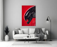 Alien: Red Menace Glass Wall Art