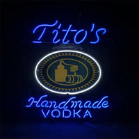 Blue Tito's Handmade Vodka Neon Signs Light
