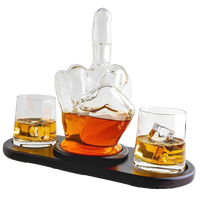 Middle Finger Novelty Whisky Decanter by The Wine Savant-0