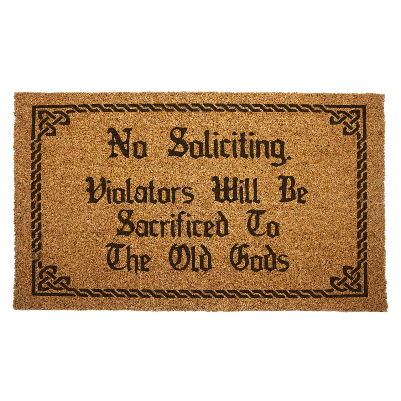 Violators Will Be Sacrificed Door Mat
