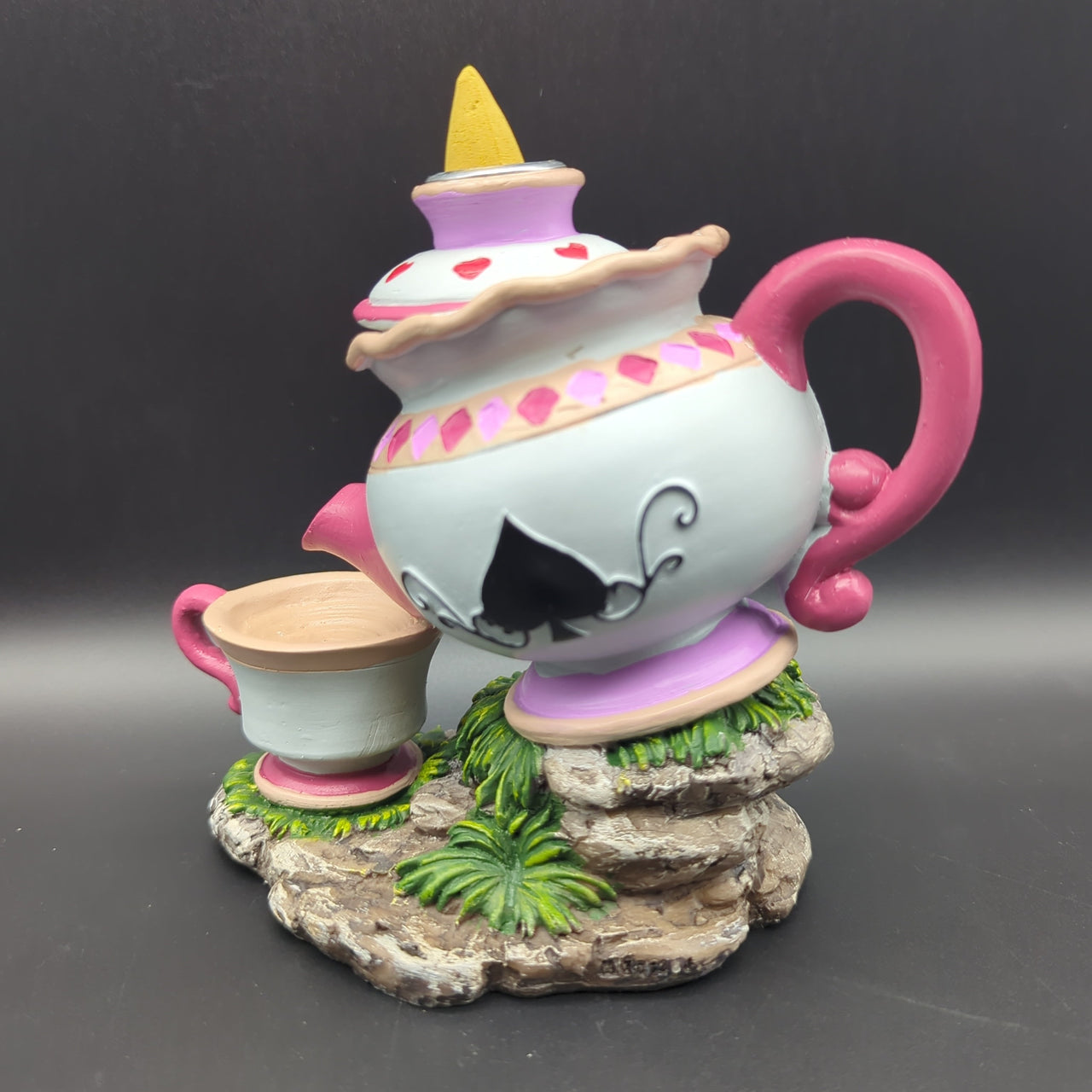 Ace Teapot Backflow Polyresin Incense Burner | 5.25"-1