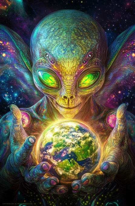 Outer Care Alien World Tapestry