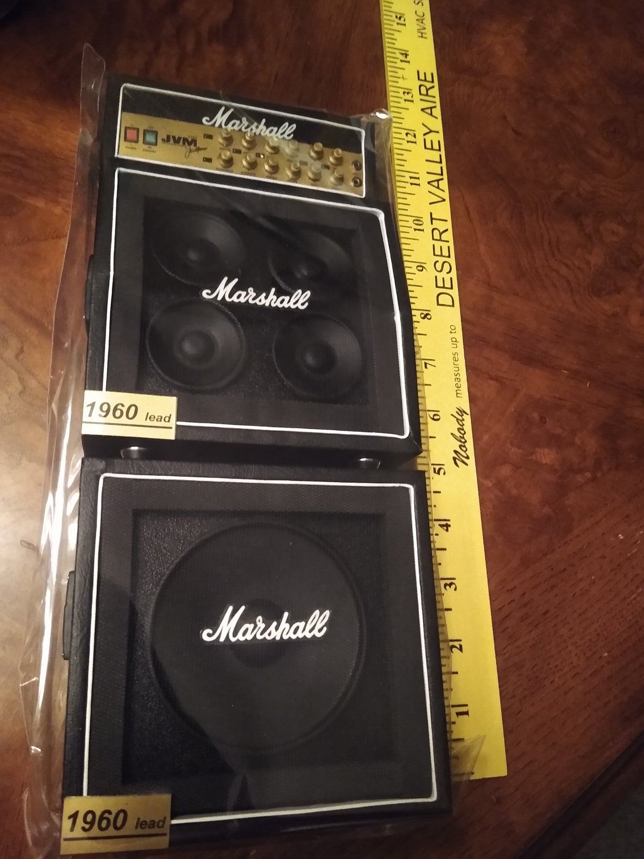 MARSHALL MINIATURE FULL STACK Guitar Amplifier - 1:4 Scale Replica ~Axe Heaven~
