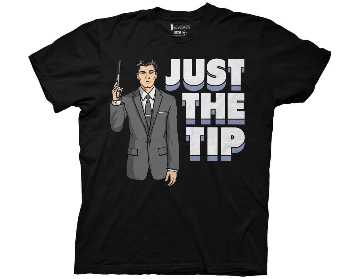 Archer Just The Tip Black T-shirt