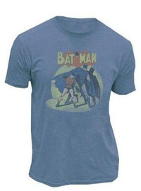 Batman & Robin In The Spotlight Slate T-shirt