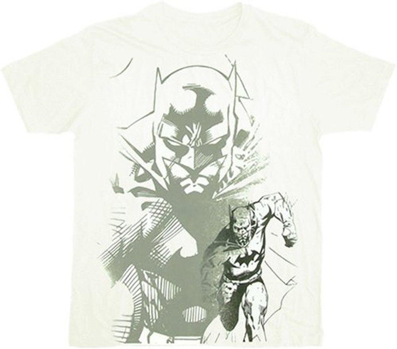 Batman Big Faded Batman T-shirt