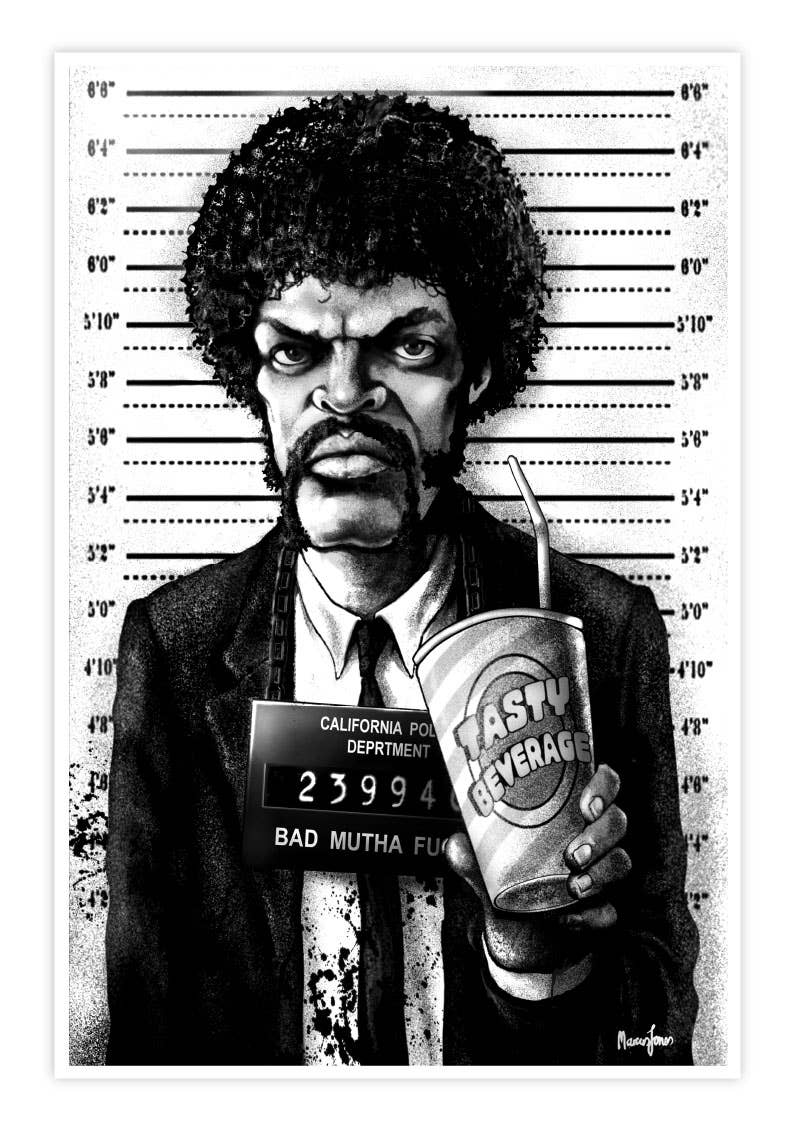 JULES - Pulp Fiction Classic Movie Art Print