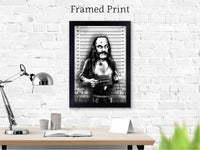 Lemmy Mugshot - Lemmy Kilmister Motorhead Art Print