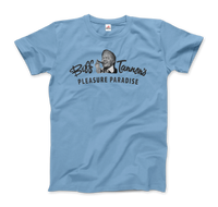 Biff Tannen's Pleasure Paradise Dusted Logo - Back to the Future T-Shirt-8
