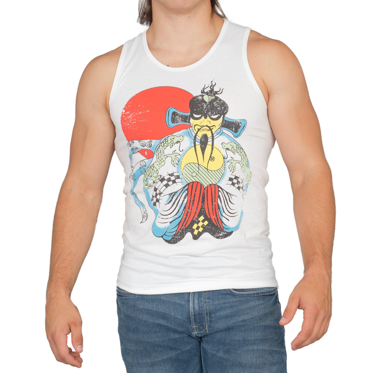 Big Trouble Little China Fu Manchu Tank Top