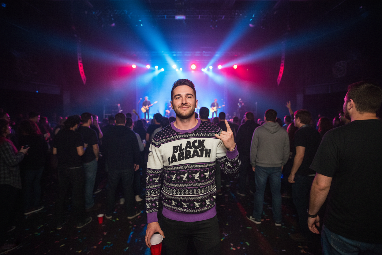 Black Sabbath Sweater - Concert Venue