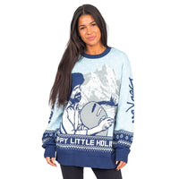 Bob Ross Happy Little Holidays Sweater