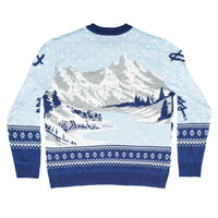 Bob Ross Happy Little Holidays Sweater