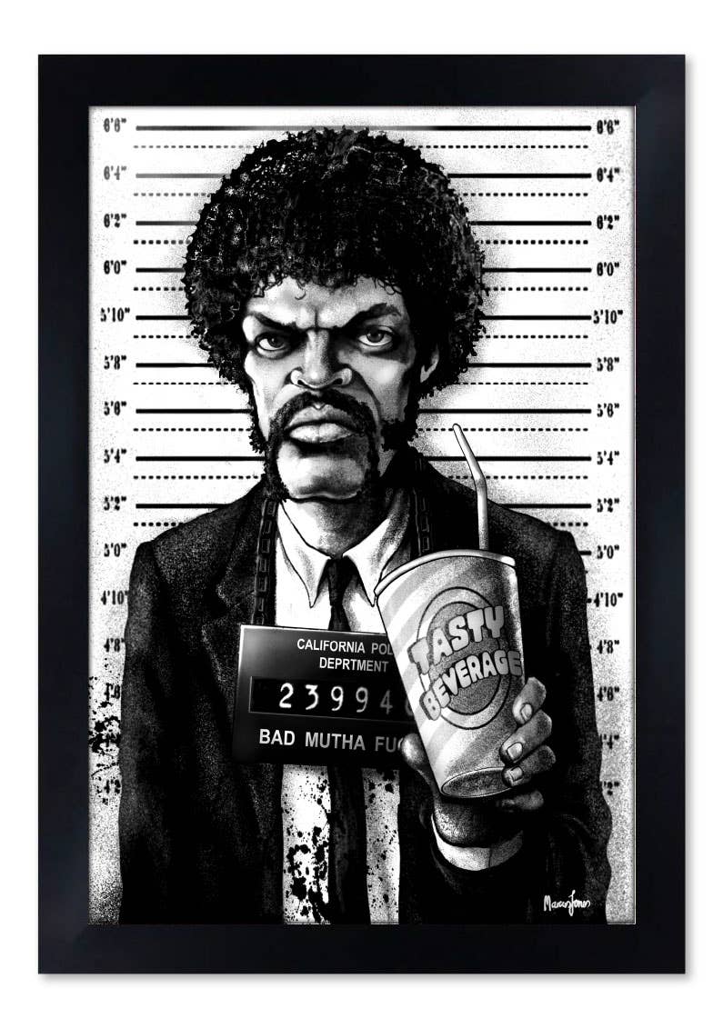 JULES - Pulp Fiction Classic Movie Art Print