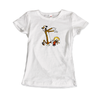 Calvin and Hobbes Playing Zombies T-Shirt-3