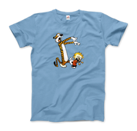 Calvin and Hobbes Playing Zombies T-Shirt-5