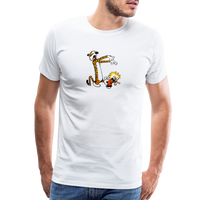 Calvin and Hobbes Playing Zombies T-Shirt-1