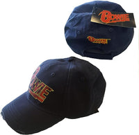David Bowie Logo Cap Velcro- Officially Licensed