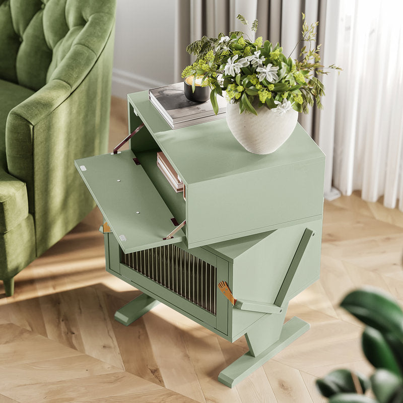 LED Robot End Table with 360° Rotation