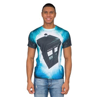 Doctor Who TARDIS Glowing Stars Sublimation T-Shirt
