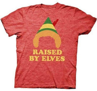 Elf Raised by Elves Heathered T-shirt