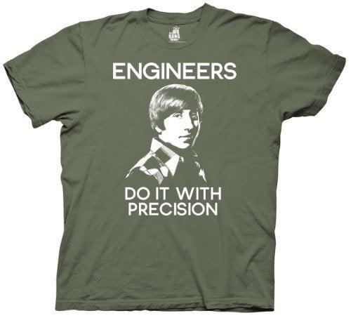 Engineers Do It With Precision Howard Military T-Shirt