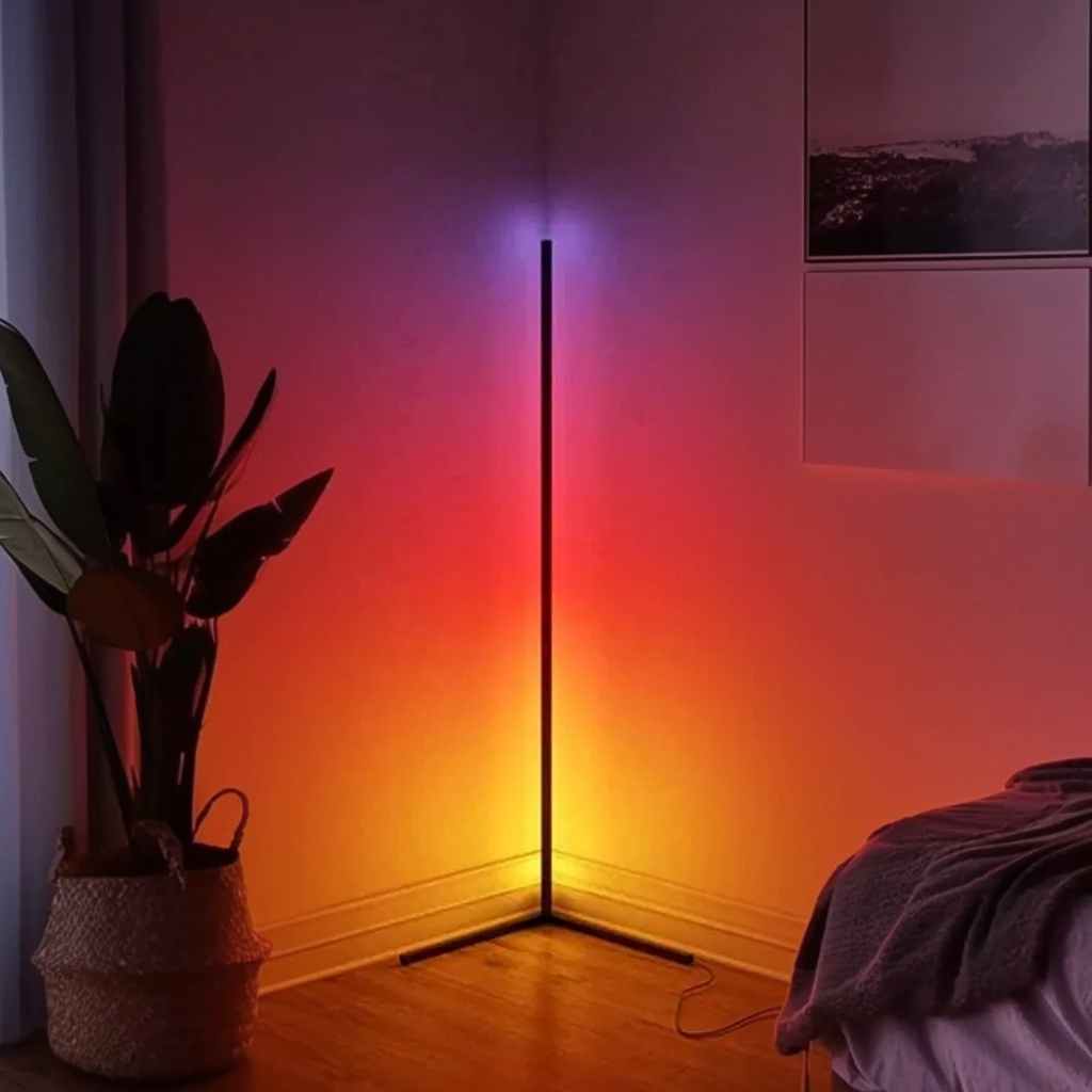 RGBCW Corner Floor Lamp-3
