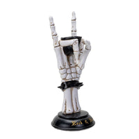 Rock on Skeleton Candleholder