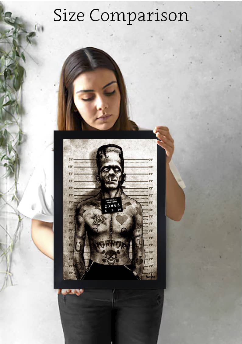 Franky Mugshot - Art Print