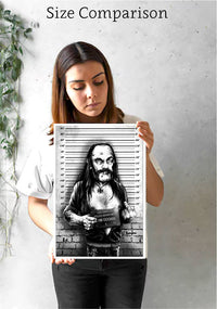 Lemmy Mugshot - Lemmy Kilmister Motorhead Art Print