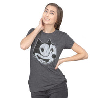 Felix the Cat Distressed Face T-shirt