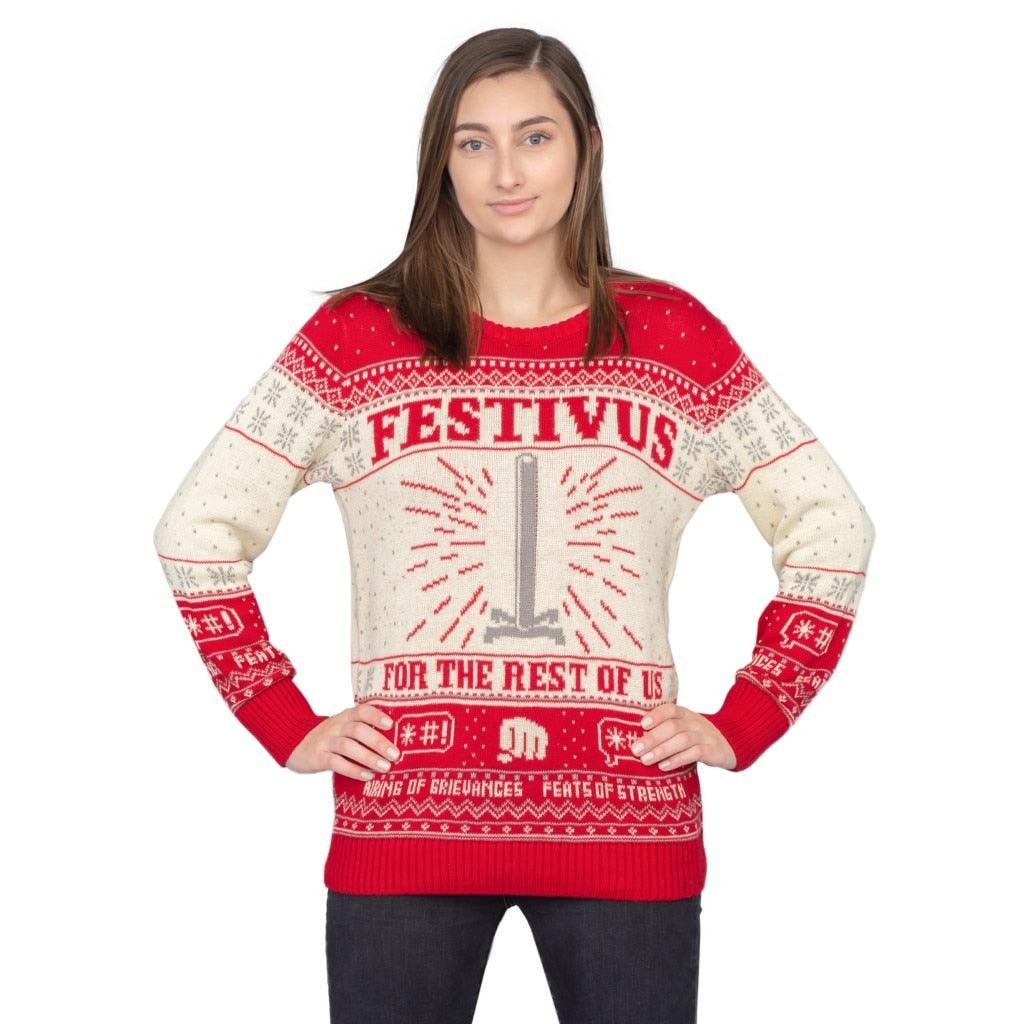 Festivus For The Rest Of Us Pole Ugly Christmas Xmas Sweater