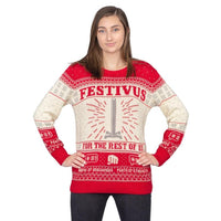 Festivus For The Rest Of Us Pole Ugly Christmas Xmas Sweater