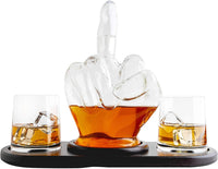 Middle Finger Novelty Whisky Decanter by The Wine Savant-4