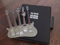 RICK NIELSEN™ Five-Neck Orange Monster Mini Guitar Replica Collectible - Officially Licensed