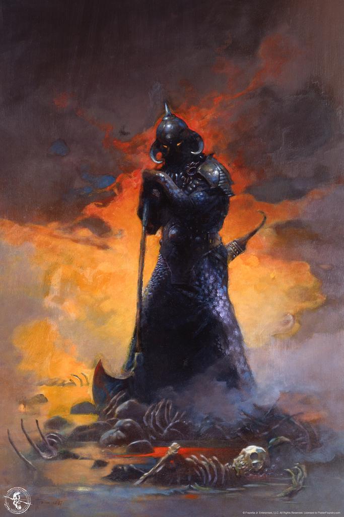 Death Dealer Three by Frank Frazetta Art Print Poster 24x36