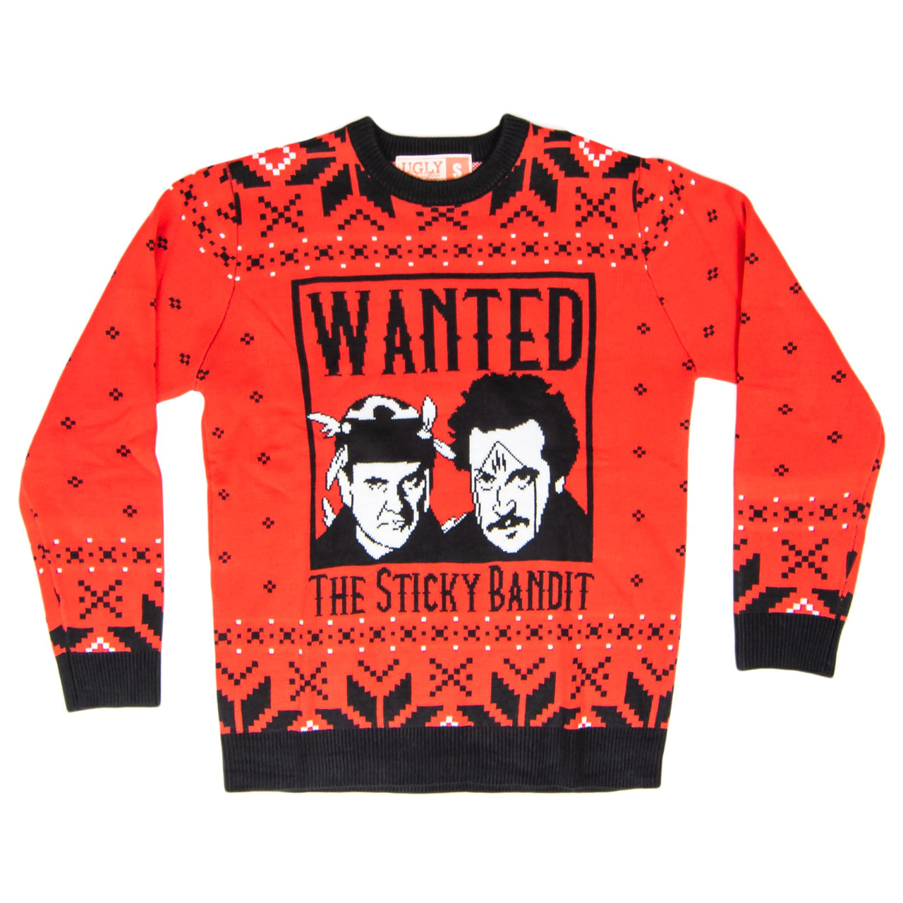 Funniest Xmas Movie Ever Wanted Bad Guys Unisex Ugly Christmas Sweater